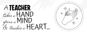White Teacher Appreciation Facebook Cover Photo Template