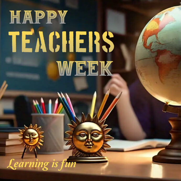 Copy of Happy teachers week | PosterMyWall