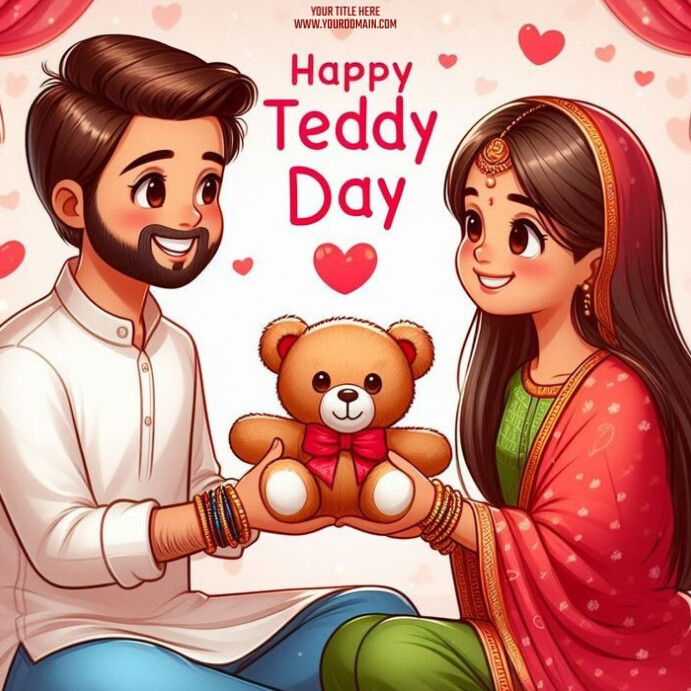 Happy Teddy Day Template | PosterMyWall