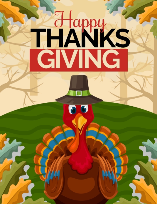 Copy of happy thanks giving | PosterMyWall