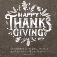 Happy Thanksgiving Ad Template Square (1:1)
