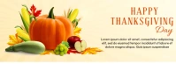 Happy Thanksgiving Banner Facebook-coverfoto template