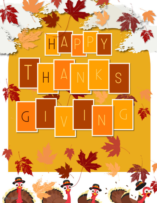 Happy Thanksgiving Card | PosterMyWall