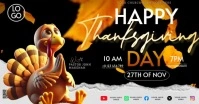 Happy Thanksgiving church post Facebook Shared Image template