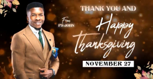 Black Thanksgiving Celebration Facebook Shared Image Template