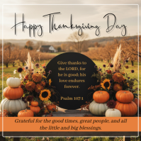 Thanksgiving Bible Verse Graphic Iphosti le-Instagram Template
