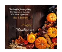 Happy Thanksgiving day Large Rectangle template