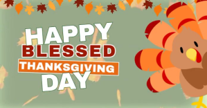 Gris Thanksgiving Celebration Obraz udostępniany na Facebooku Template