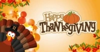 happy thanksgiving day Facebook Shared Image template