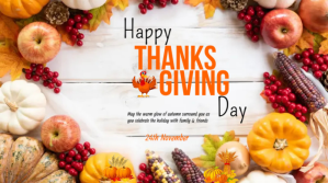 happy thanksgiving day twitter post (1) template
