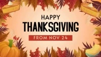 HAPPY THANKSGIVING YouTube Thumbnail template