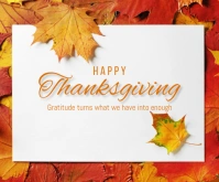 happy Thanksgiving Medium Rectangle template