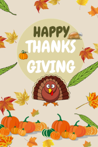 Happy Thanksgiving Template | PosterMyWall Happy Thanksgiving Template | PosterMyWall