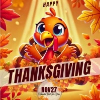 happy thanksgiving Message Instagram template
