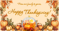 Happy Thanksgiving Facebook Shared Image template