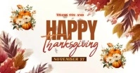 HAPPY THANKSGIVING DESIGN TEMPLATE Facebook Shared Image