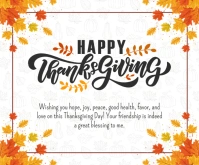 Happy Thanksgiving Medium Reghoek template