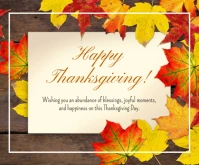 Happy Thanksgiving Medium Rectangle template