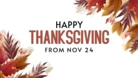 HAPPY THANKSGIVING YouTube Thumbnail template