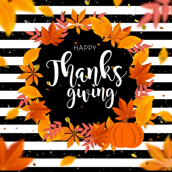 happy thanksgiving Template PosterMyWall