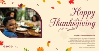 Happy Thanksgiving ภาพที่แชร์บน Facebook template
