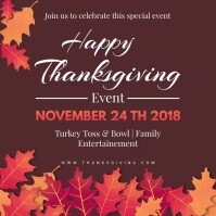 13 370 Free Thanksgiving Invitation Templates Customizable Design Templates Postermywall
