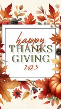 happy thanksgiving online card template Indaba yaku-Instagram