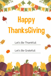 Happy ThanksGiving Online Greetings Cards Template | PosterMyWall