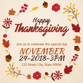 Pas Meer Dan 4 130 Sjablonen Voor Thanksgiving In Poster Formaat Aan Postermywall