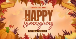 Brown Thanksgiving Celebration Imagen Compartida en Facebook Template