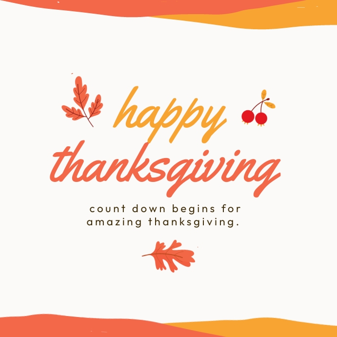 Happy Thanksgiving Templates Instagram Post