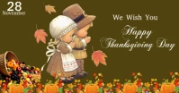 Happy Thanksgiving Wish  Facebook Shared Image template