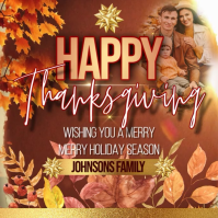 Happy Thanksgiving wishes online Template Instagram Post