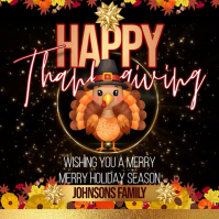 Happy Thanksgiving wishes online Template Instagram-bericht