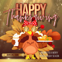 Happy Thanksgiving wishes online Template Instagram Post