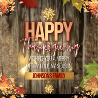 Happy Thanksgiving wishes online Template Instagram Post
