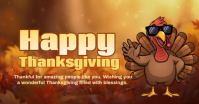 Happy thanksgiving wishes video Facebook Ad template