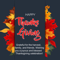 Happy things giving Template | PosterMyWall