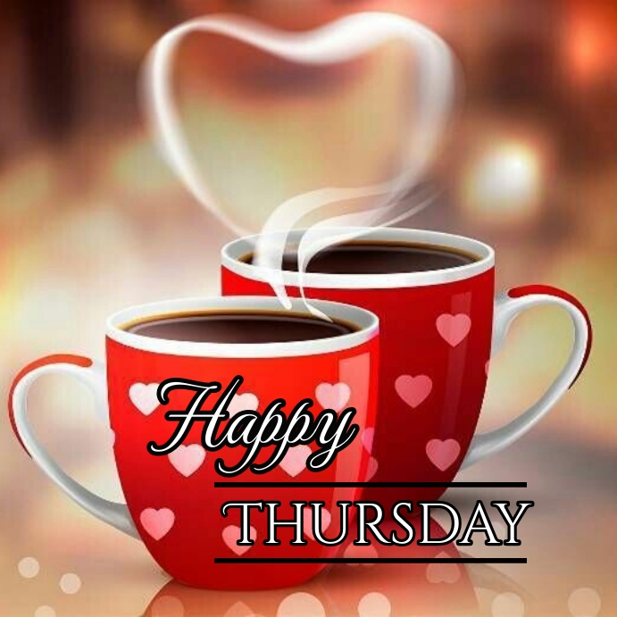 Thursday Random Posts Happy thursday instagram post Template | PosterMyWall