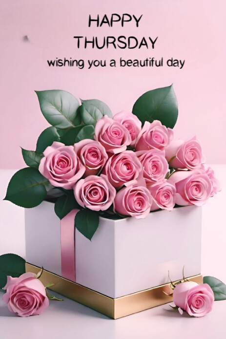 Thursday Spring Graphics On Pinterest Plantilla de Happy Thursday Pinterest Graphic | PosterMyWall