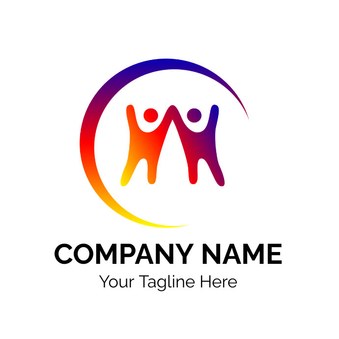 Happy Travel Logo Design | Travel Company Log Logótipo template