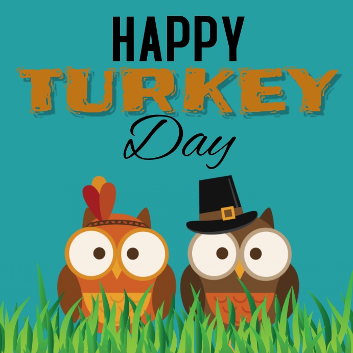 Happy Turkey Day Template PosterMyWall