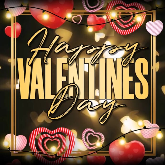 happy valentien's day, Template | PosterMyWall