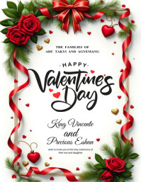 Happy Valentine's Day 2025 Pamflet (VSA Brief) template