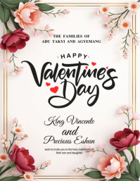 Happy Valentine's Day 2025 Flyer (US Letter) template