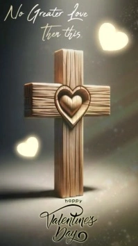 happy valentine's day church instagram post template