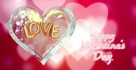 Happy Valentine's Day Facebook Group Cover Photo template