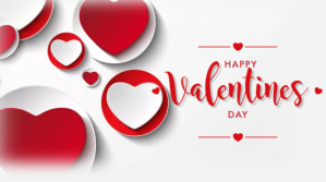 Happy Valentine's Day Digitalt display (16:9) template