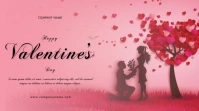 Happy Valentine's Day งานแสดงผลงานแบบดิจิทัล (16:9) template