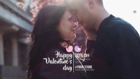 Happy valentine's Day Film w tle na Facebooka (16:9) template